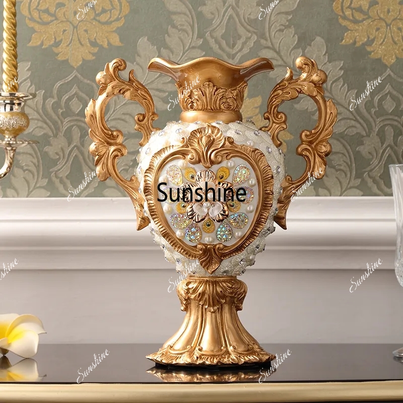 Resin Art For Wedding Gift - Europejskie luksusowe wazonowe ozdoby z żywicy,