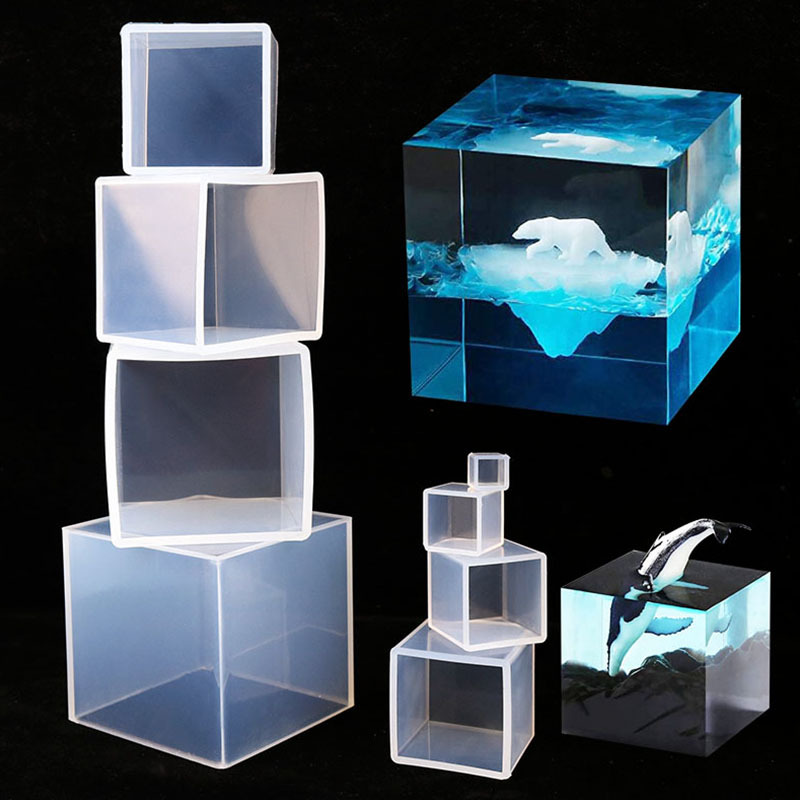 Resin Art Cube - Forma do żywicy w kształcie kostki,