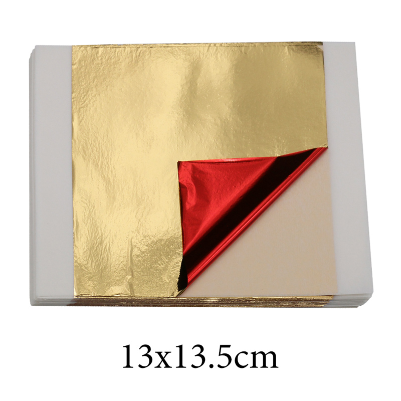 Resin Art For Wedding Gift - 100 sztuk imitacji złotego foliowego papieru