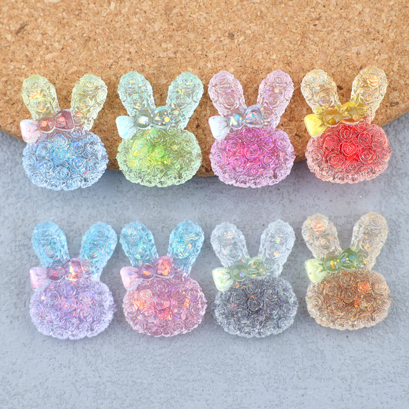 Resin Art Phone Case - 5 sztuk 18*25mm świecących gradientowych kaboszonów