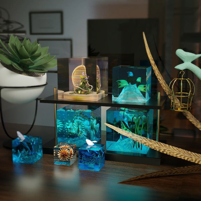 3D Cube UV Resin Molds DIY Biż – Resin Art Cube recenzja i cena