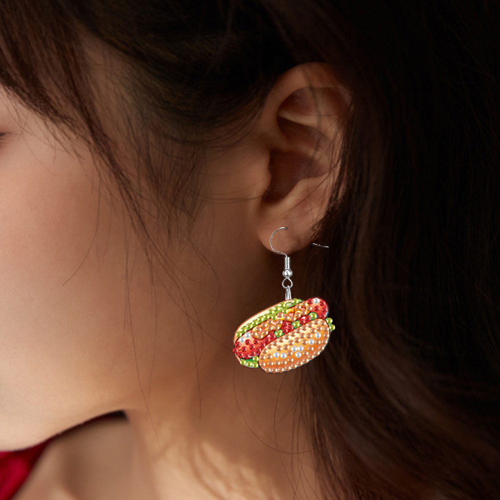 4 pary dwustronnych kolczyków  – Resin Art Earrings Kit recenzja i cena