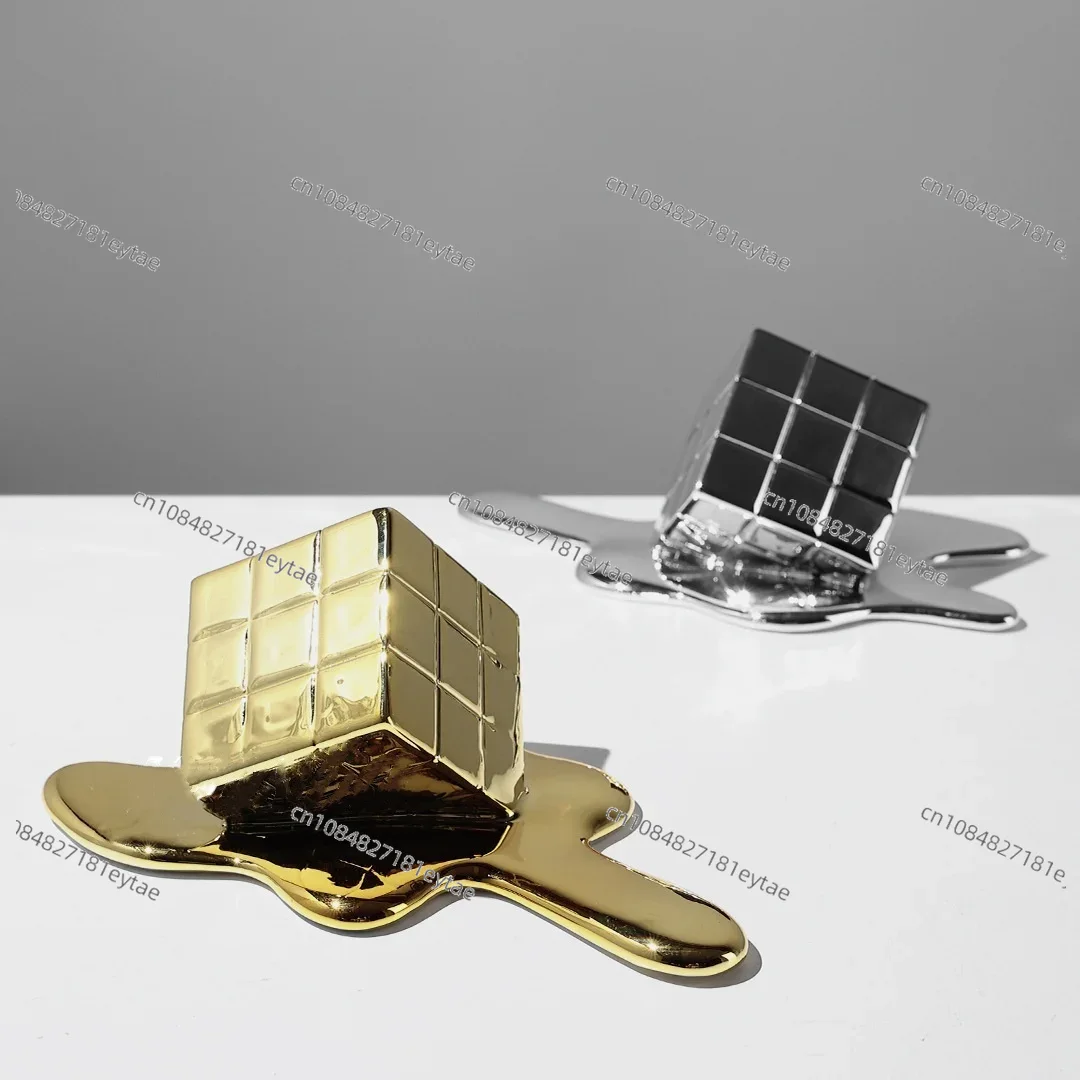 Złota Żywiczna Kostka Geometry – Resin Art Cube recenzja i cena