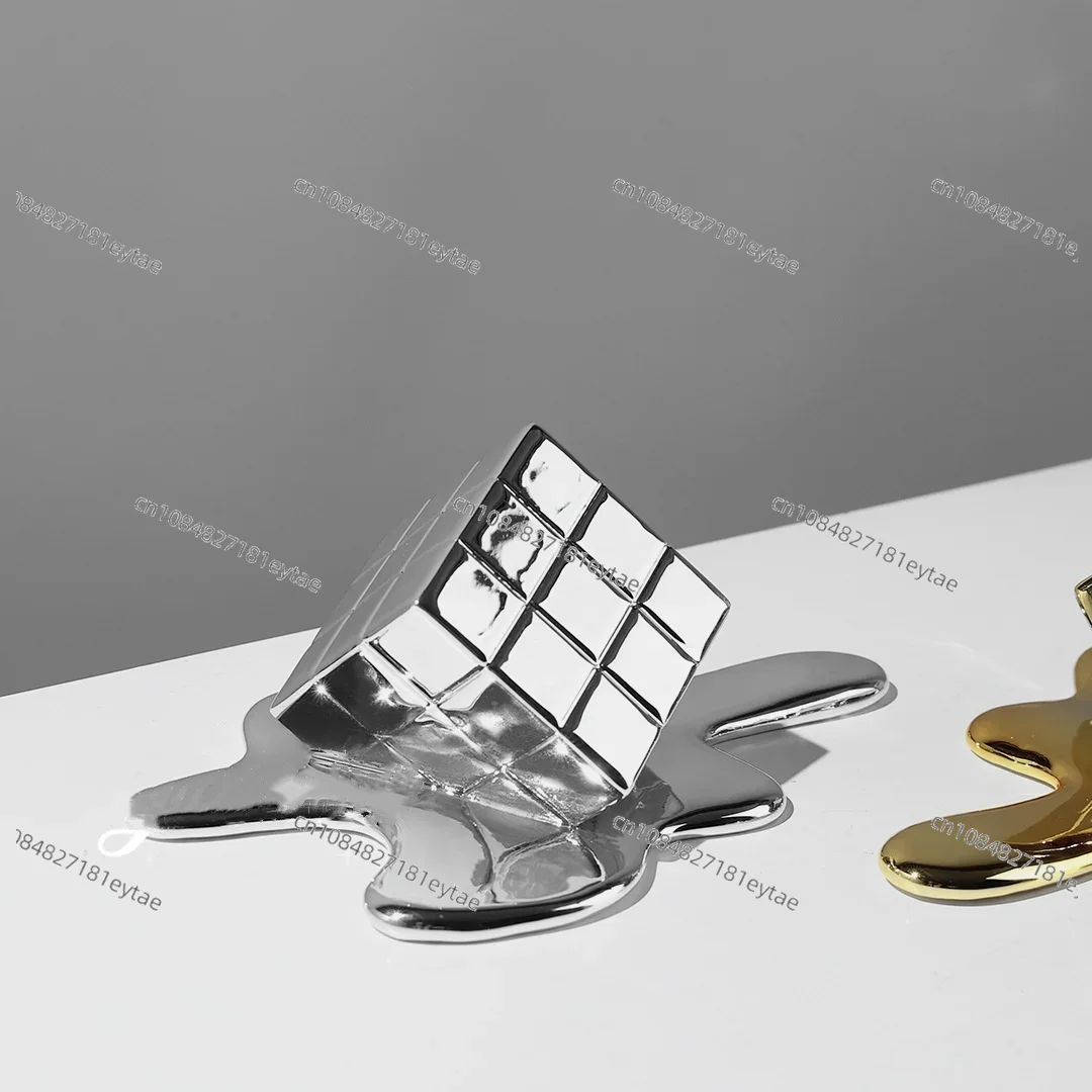 Złota Żywiczna Kostka Geometry – Resin Art Cube recenzja i cena