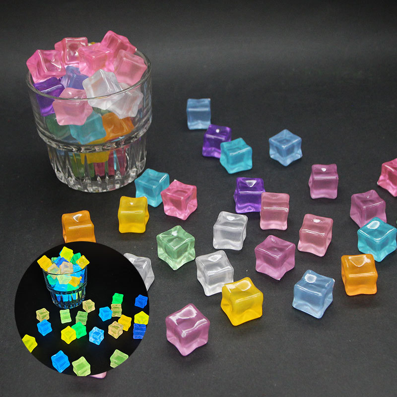 20 sztuk świecących 14cm kamie – Resin Art Cube recenzja i cena