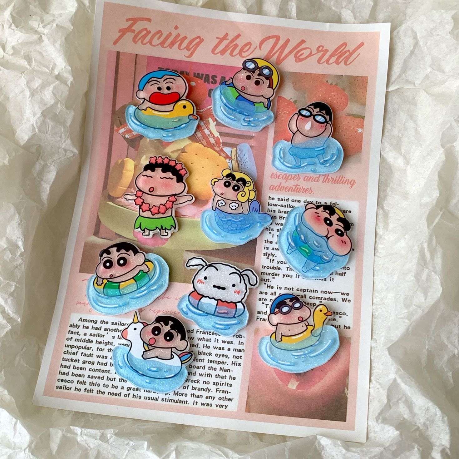 Akcesoria z żywicy Crayon Shin – Resin Art Phone Case recenzja i cena