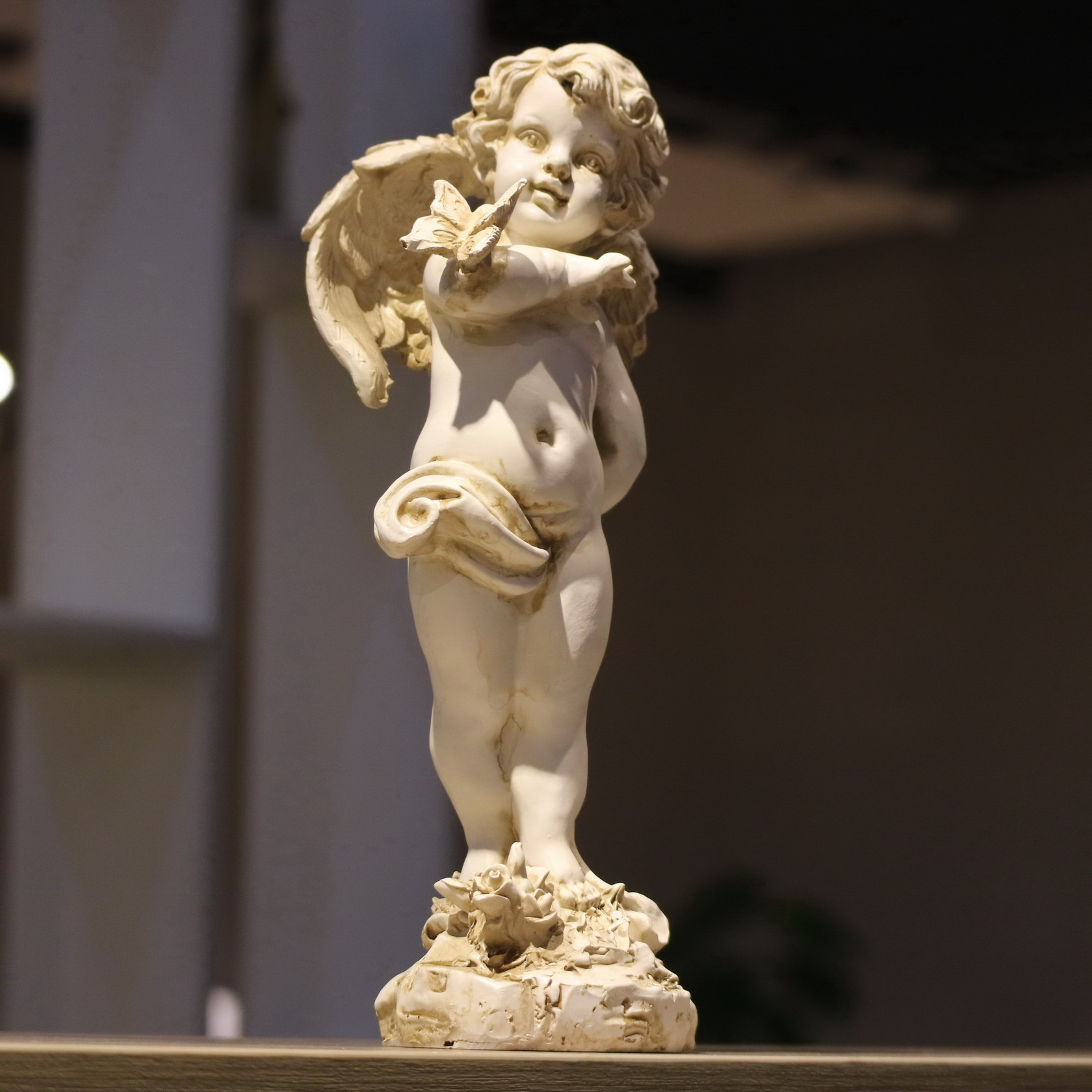 Retro Figurka Anioła z Żywicy  – Resin Art For Wedding Gift recenzja i cena