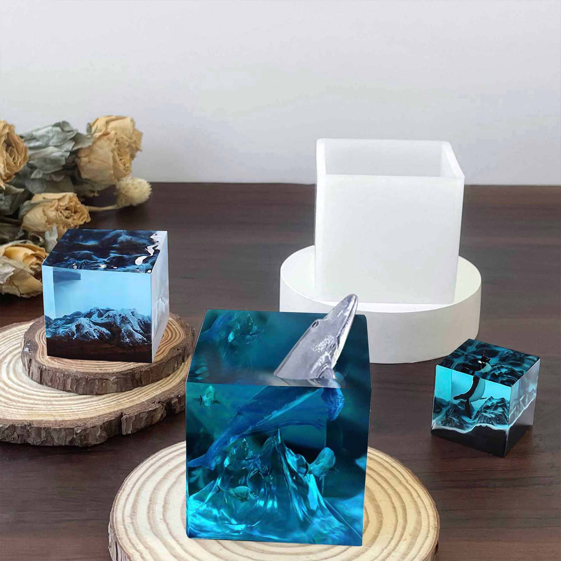 Forma do żywicy w kształcie ko – Resin Art Cube recenzja i cena