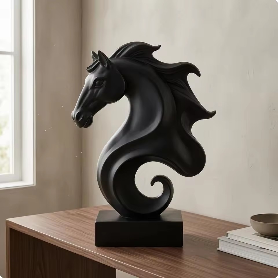 Kostka z rzeźbą głowy konia, K – Resin Art Cube recenzja i cena