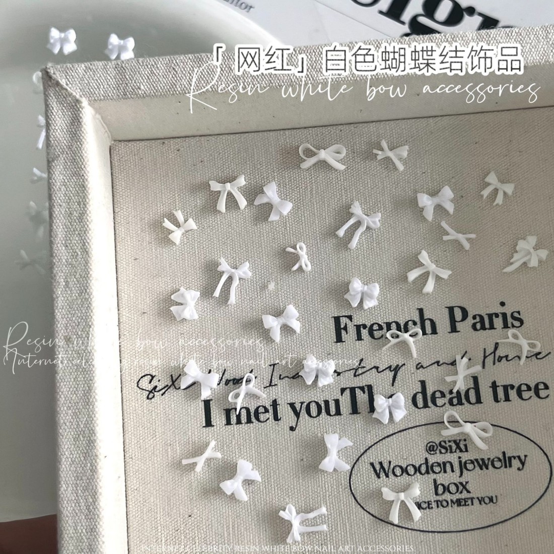 YYM 50 SZTUK Białe Kokardki do – Resin Art Instagram recenzja i cena