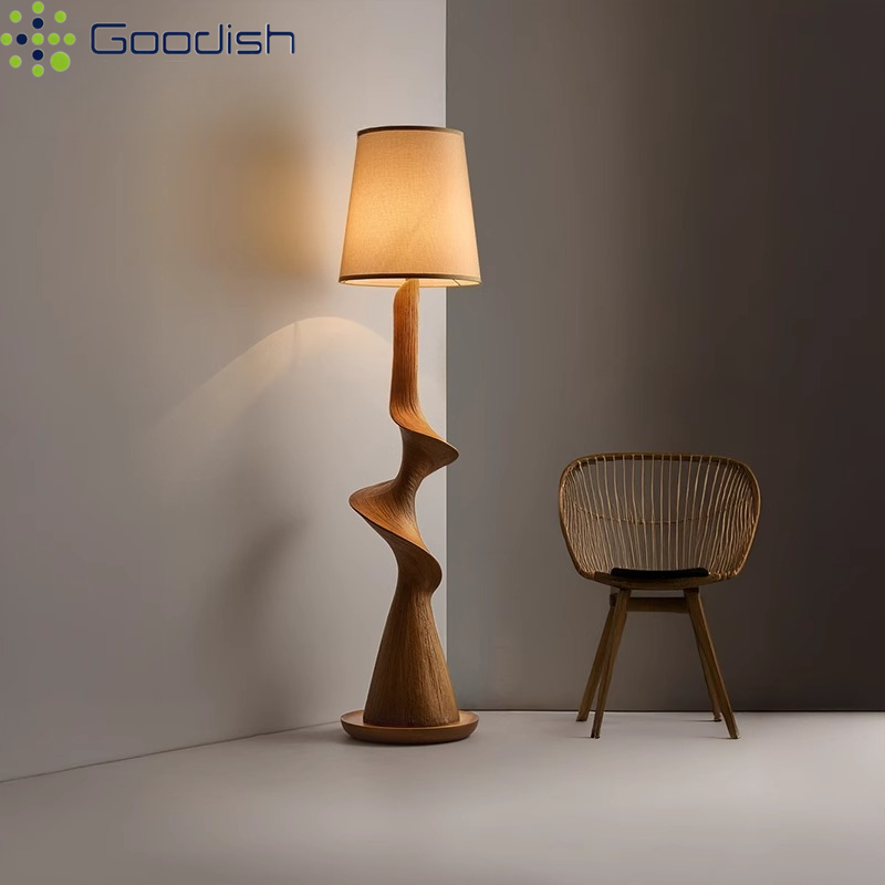 Japońska lampa podłogowa LED w – Resin Art In Floor recenzja i cena