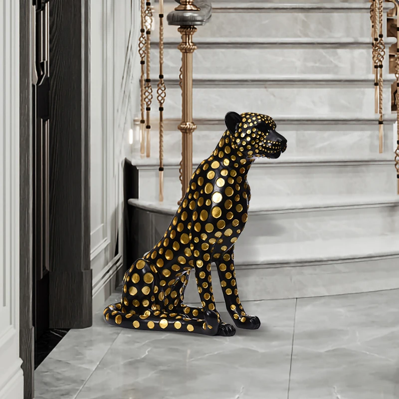 Dekoracja Domu Statua Leoparda – Resin Art In Floor recenzja i cena