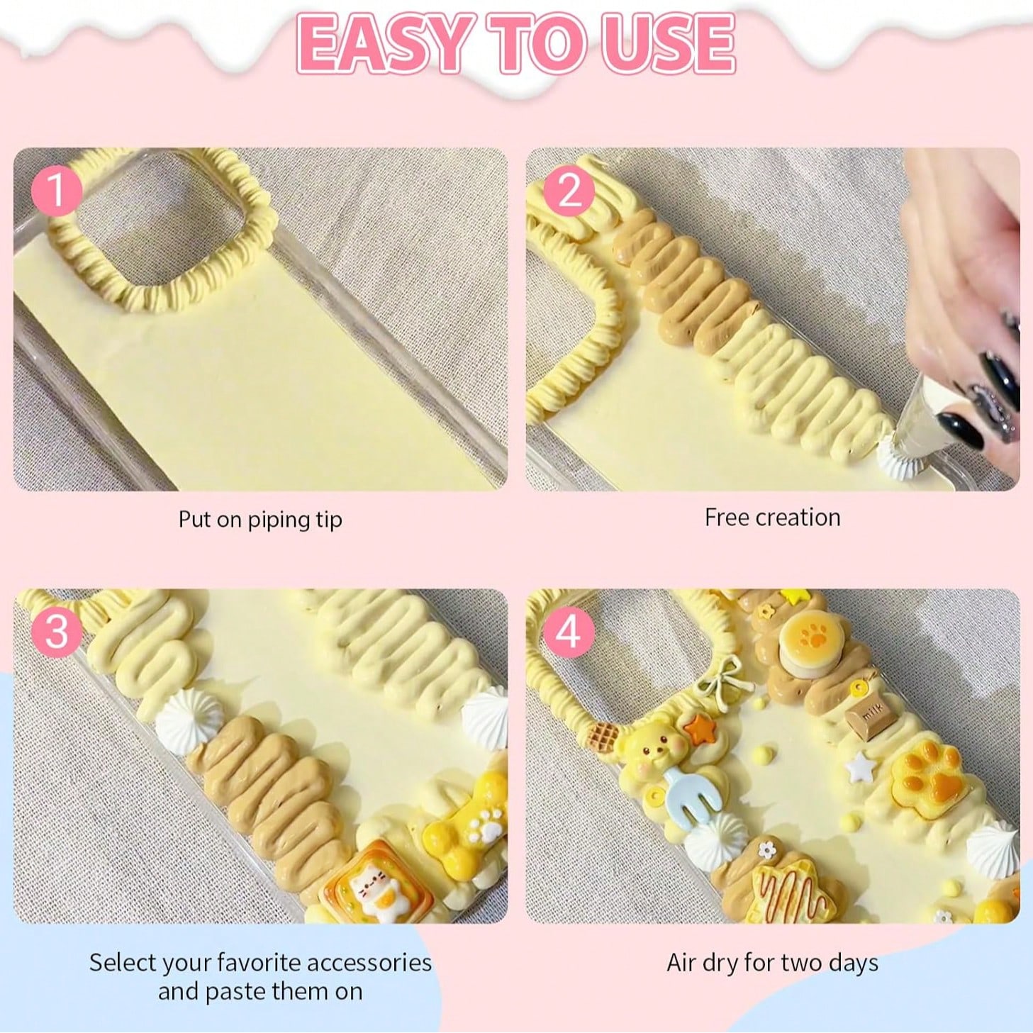 Seria Wielokolorowa (50ml każd – Resin Art Phone Case recenzja i cena
