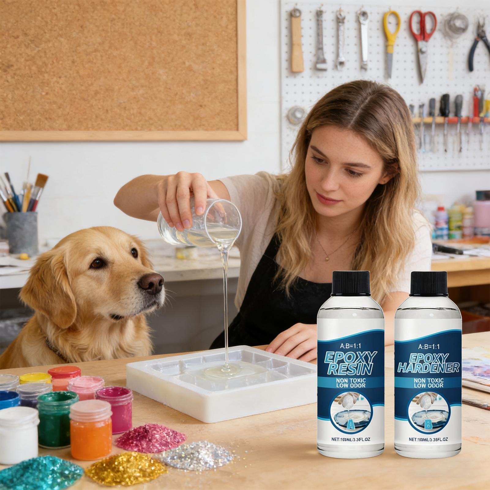 Zestaw żywicy epoksydowej klej – Resin Art Earrings Kit recenzja i cena