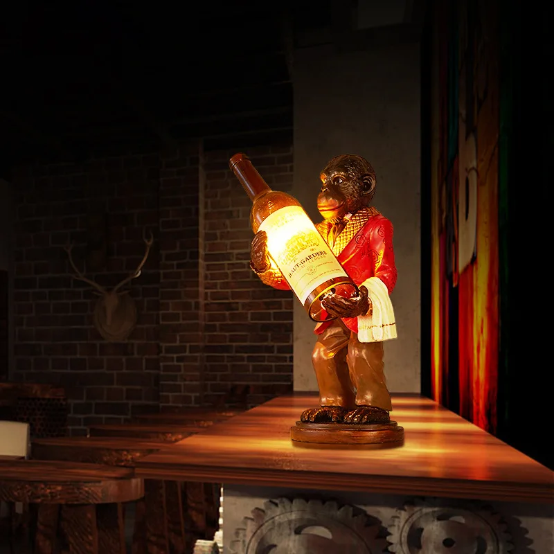 Retro Monkey Lamp Vintage Żywi – Resin Art In Floor recenzja i cena