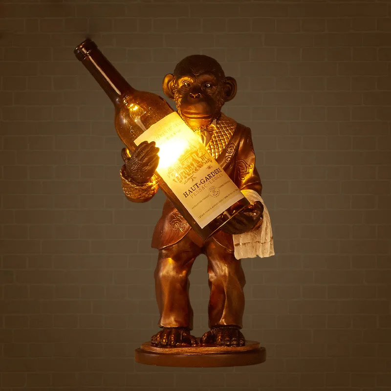 Retro Monkey Lamp Vintage Żywi – Resin Art In Floor recenzja i cena