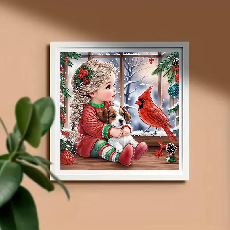 Zimowa dziewczyna z psem - zes – Resin Art Work recenzja i cena