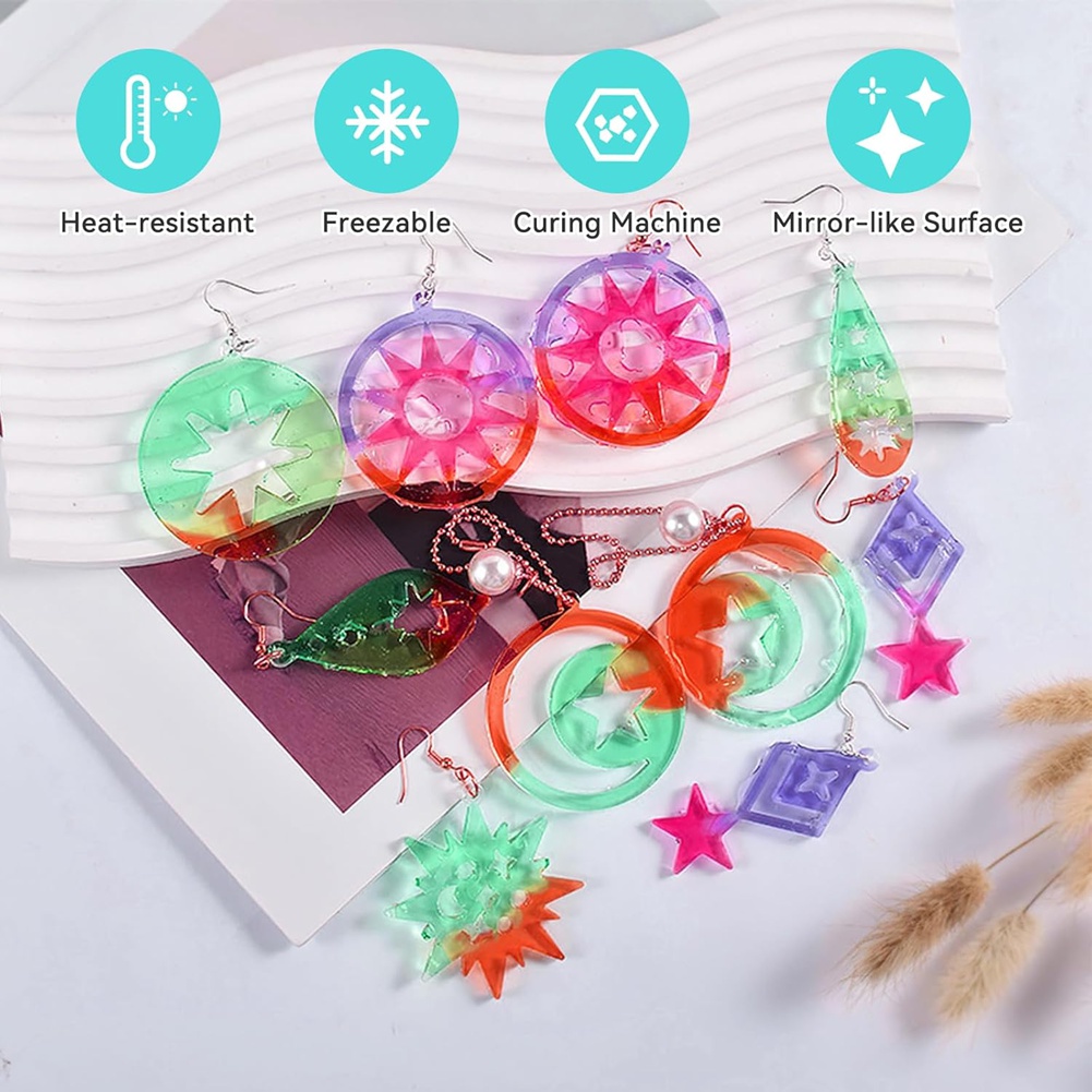 A20I 143-częściowy zestaw form – Resin Art Earrings Kit recenzja i cena