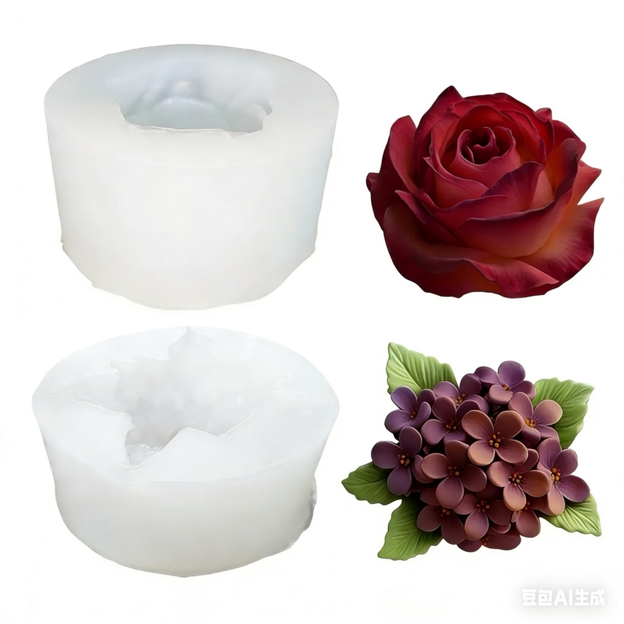 2 sztuki silikonowych form 3D  – Resin Art For Wedding Gift recenzja i cena