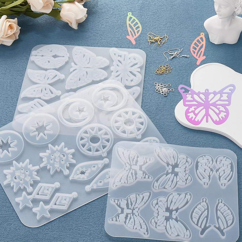 Zestaw form do żywicy do kolcz – Resin Art Earrings Kit recenzja i cena