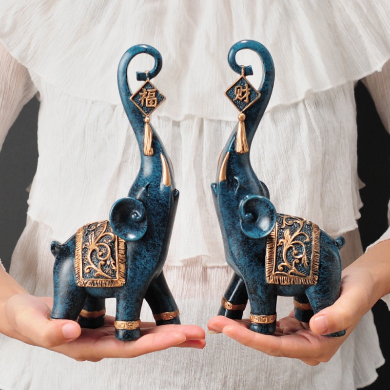Para chińskich figurek słoni n – Resin Art For Wedding Gift recenzja i cena
