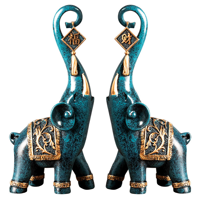 Para chińskich figurek słoni n – Resin Art For Wedding Gift recenzja i cena