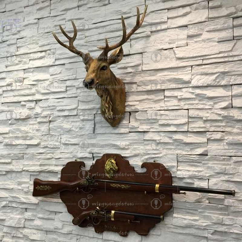 Sztuczna głowa jelenia 43 cm,  – Resin Art Resin recenzja i cena
