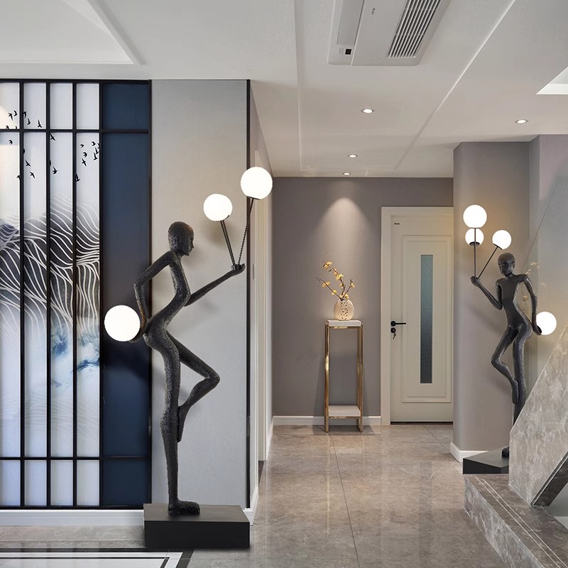 Lampa podłogowa do salonu Rzem – Resin Art In Floor recenzja i cena