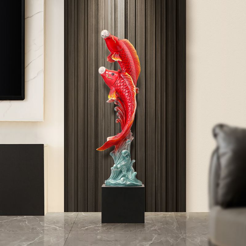Rzeźba ryby o pięciu smakach,  – Resin Art In Floor recenzja i cena