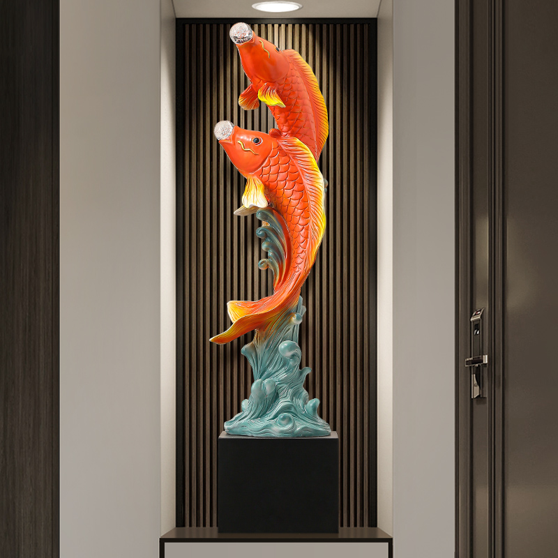 Rzeźba ryby o pięciu smakach,  – Resin Art In Floor recenzja i cena